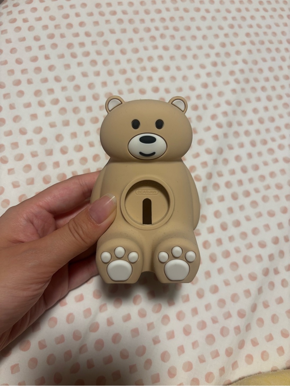 Bear-Shaped Apple Watch Charger Holder